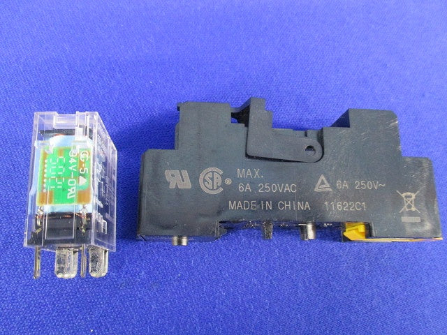 ミニパワーリレーソケットッセット G2R-2-SND(L)+P2RFZ-08
