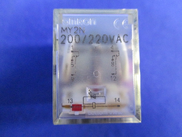 ミニパワーリレー 200/220VAC(4個入) MY2N