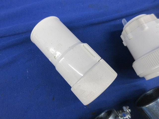 PF管用付属品セット 28サイズ(混在7個入)ミルキーホワイト MFSCP-28GM他