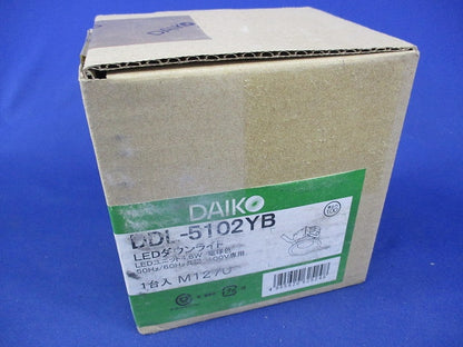 LEDダウンライトφ100(電球色) DDL-5102YB