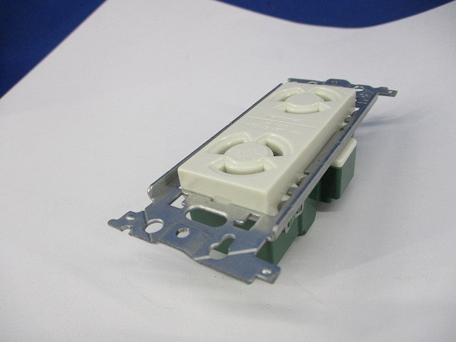 引掛埋込ダブルコンセント(5個入)(ミルキーホワイト) National WF2312W