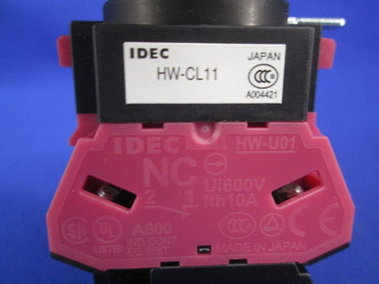φ22押しボタンスイッチ HW-CL11+HW-U01