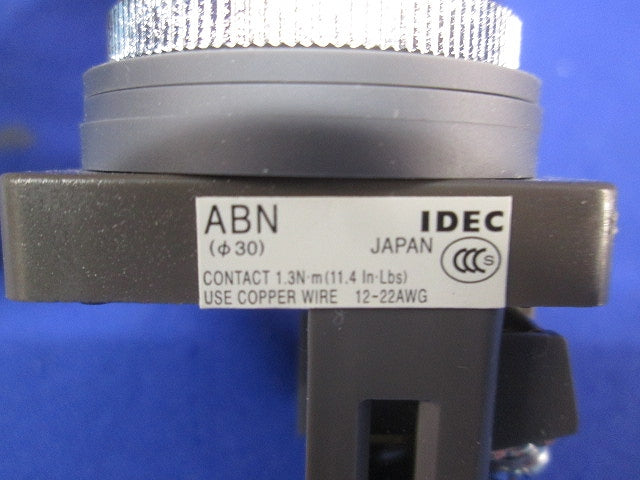 φ30 TWNシリーズ 押ボタンスイッチ(大形・モメンタリ形・赤色) ABN310R