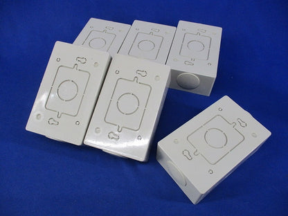 露出スイッチボックス(6個入)(アイボリー) SW140Z