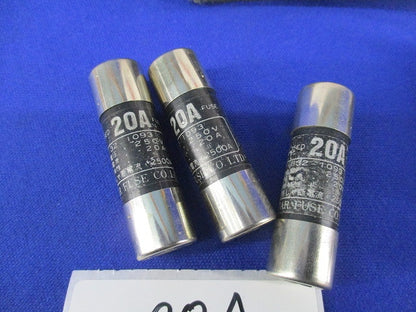 筒形ヒューズ15A・20Aセット(混在5個入) 型番不明