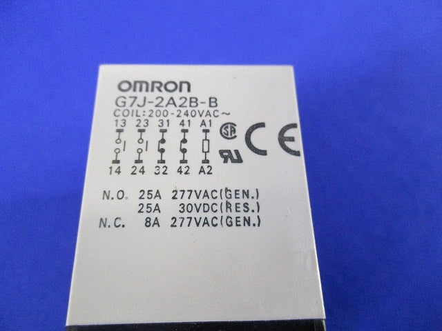 高容量・高電圧パワーリレー G7J-2A2B-B