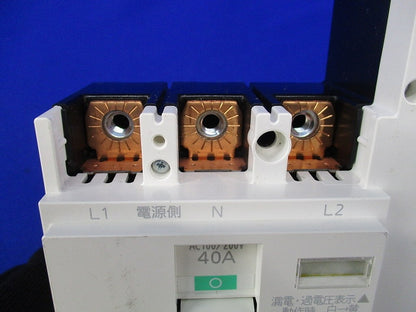 主幹用漏電ブレーカABF型3P2E40A(単3中性線欠相保護付) BJF340325
