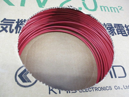 KIVケーブル(赤)180ｍ以上 KIV2.0MM