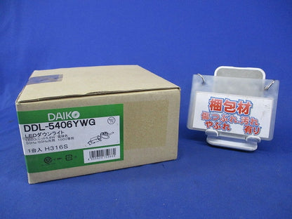 LEDダウンライトφ75(傾斜天井用・防雨形)電球色 DDL-5406YWG