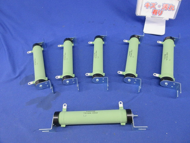 電力形不燃性塗料被覆巻線抵抗器200ΩJ(6個入) TRH100G