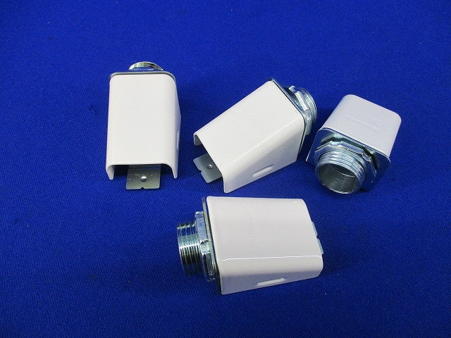 メタルモール付属品 A型ストレートボックスコネクタ(4個入)(ホワイト)National DZA151KW
