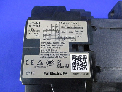 電磁接触器 200V SC-N1