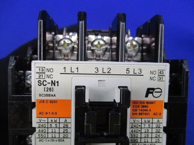 電磁接触器 200V SC-N1