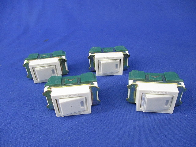 フルカラー埋込ほたるスイッチE(4路)(ネーム付)(4個入)National WN5054