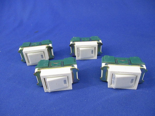 フルカラー埋込ほたるスイッチE(4路)(ネーム付)(4個入)National WN5054