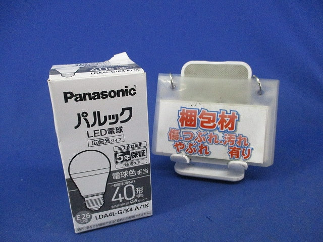 LED電球 電球色 40形 E26 LDA4L-G/K4