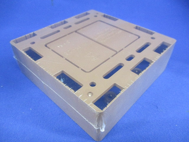 スイッチボックス(2ヶ用)(7個入)(茶) MSB-2B