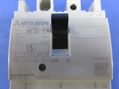 ノーヒューズブレーカ3P3E15A NF30-FA