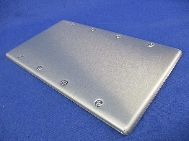 新金属カバープレート(取付枠付)4連 National WN7594