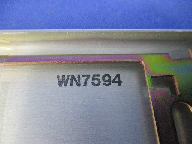 新金属カバープレート(取付枠付)4連 National WN7594