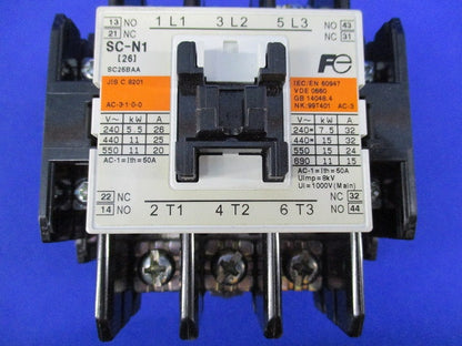 電磁接触器 200V(取外し品) SC-N1