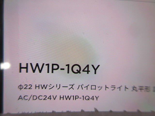 パイロットライト(丸平形・記名式) HW1P-1Q4Y