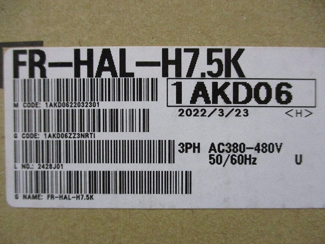 インバータACリアクトル FR-HAL-H7.5K
