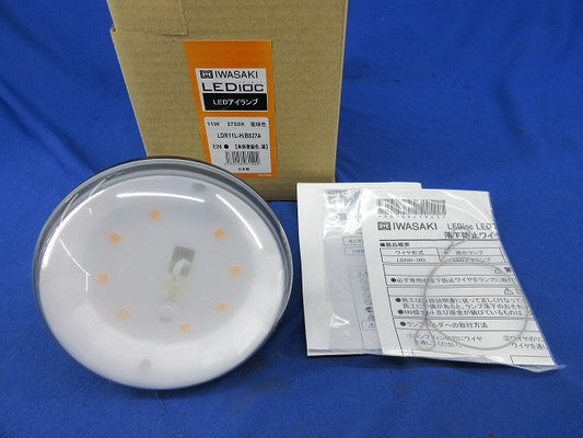 LEDアイランプ(11W／E26口金／電球色2700K／黒色本体) LDR11L-H/B827A