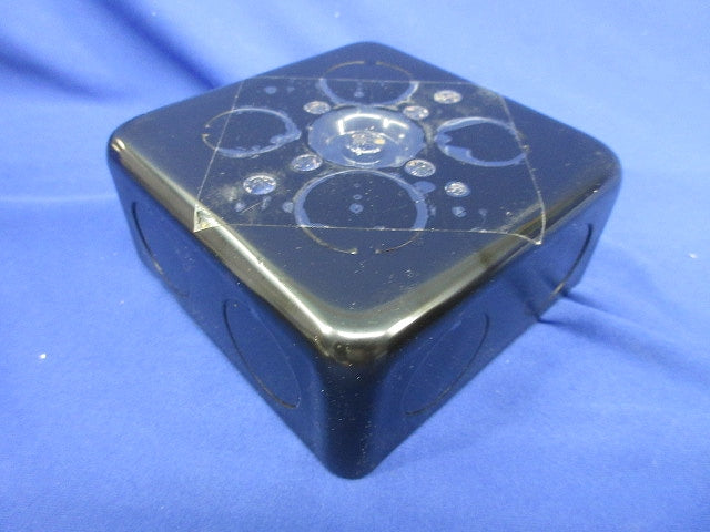 塗装中型四角アウトレットボックス(浅型)(4個入)(キズ汚れ有) DS37444B