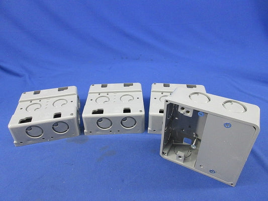 軽量間仕切り用アウトレットボックス(1個用ブランクカバー付)(4個入) CDO-K4A