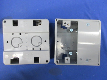 軽量間仕切り用アウトレットボックス(1個用ブランクカバー付)(4個入) CDO-K4A