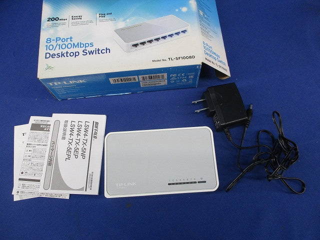 8ポート 10/100Mbps デスクトップ スイッチングハブ TL-SF1008D