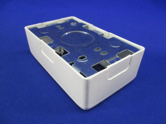 A型1コ用スイッチボックス(2個入)(ホワイト)(未開封含) DZA161W