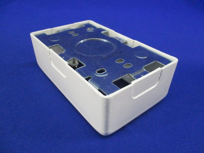 A型1コ用スイッチボックス(2個入)(ホワイト)(未開封含) DZA161W