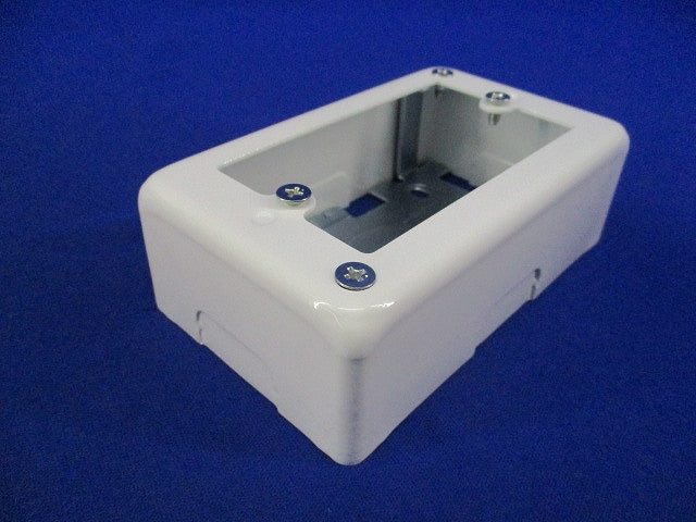 A型1コ用スイッチボックス(2個入)(ホワイト)(未開封含) DZA161W