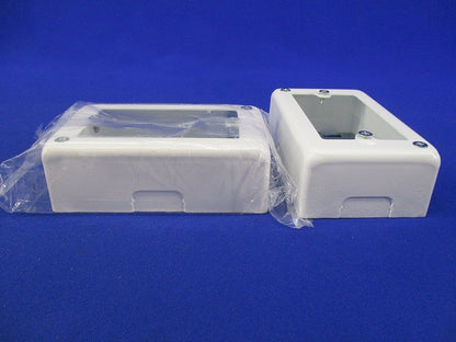 A型1コ用スイッチボックス(2個入)(ホワイト)(未開封含) DZA161W
