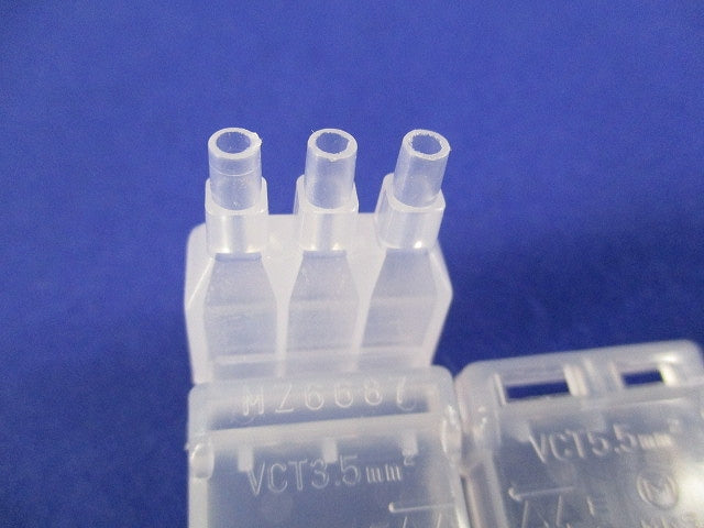 絶縁カバー付3芯圧着棒状端子(25個入) AHC55003