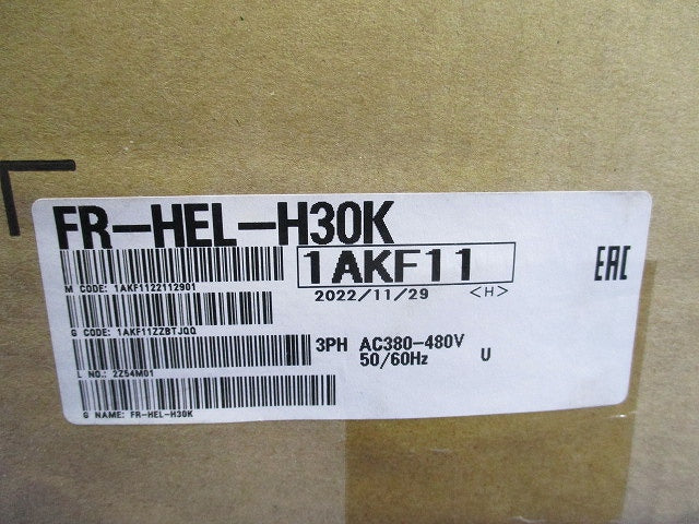 インバータ FREQROL用オプション DCリアクトル FR-HEL-H30K