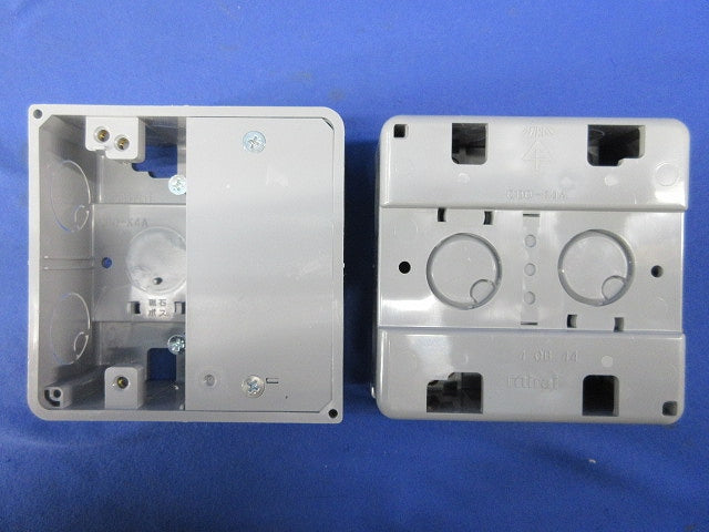 軽量間仕切り用アウトレットボックス(1個用ブランクカバー付)(8個入) CDO-K4A