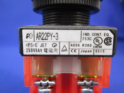 セレクタスイッチφ22(3ノッチ) AR22PY-3