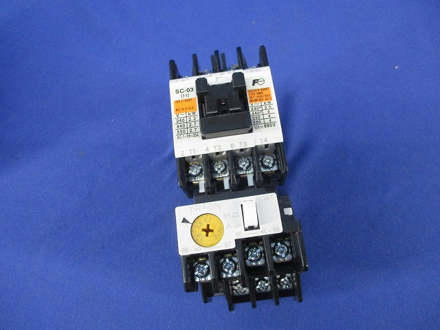 電磁開閉器100V2.8-4.2A SC-03+TR-0N