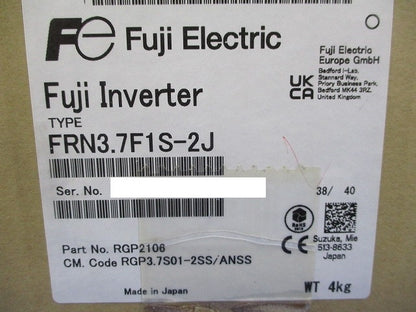 インバータ FRN3.7S1S-2J
