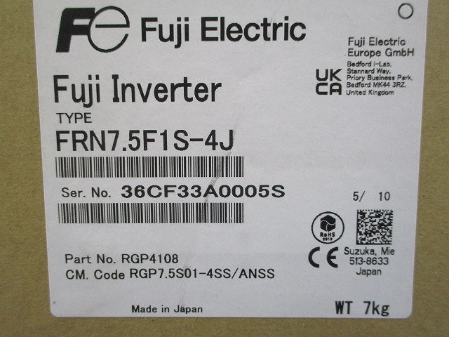 インバータ FRN7.5F1S-4J