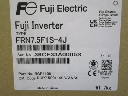 インバータ FRN7.5F1S-4J