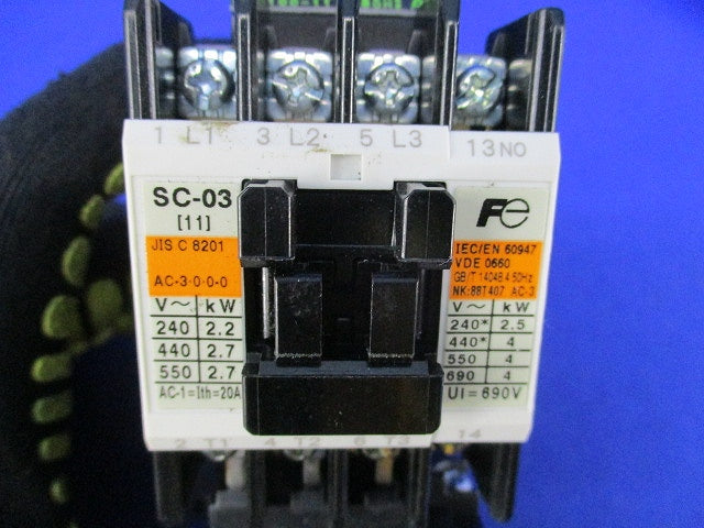 電磁開閉器 SC-03+TR13N