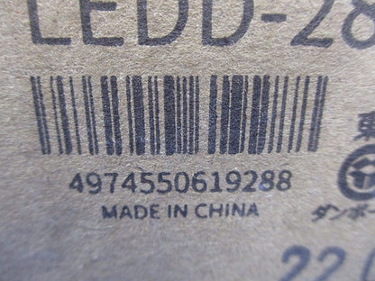 LED電球形ダウンライト φ100 E26口金 ピュアホワイト バッフル付 ランプ別売 LEDD-28003
