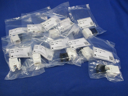 Cat6A用モジューラジャック(10個入) KT-MJ-C6A