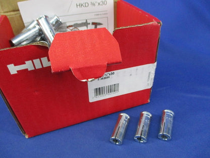 フラッシュアンカーアンカーHKD 3/8×30(100個入) 100HKD3/8×30