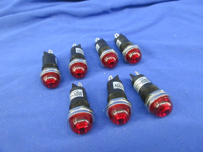 小型表示灯(赤)AC200/220V(7個入) 型番不明
