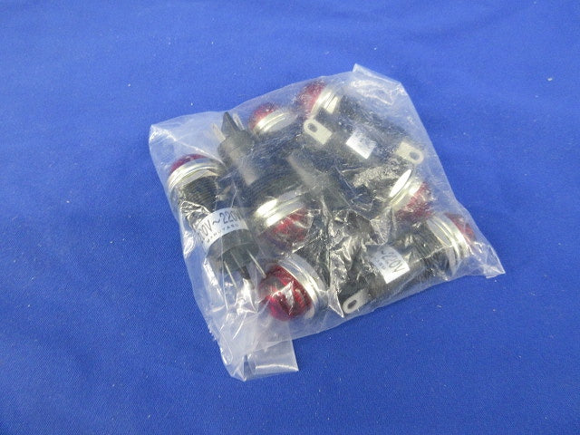 小型表示灯(赤)AC200/220V(7個入) 型番不明
